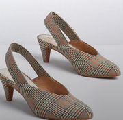 NWOT  Plaid Kitten Heel