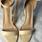 Allegra K Chunky High Heel with Ankle Strap size 9.5