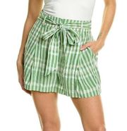 Cinq a sept women’s green/white Flora shorts size 6