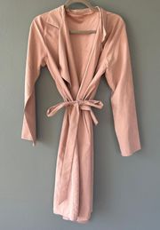 Pink Trench Coat