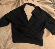 Tobi Black V neck sweater M