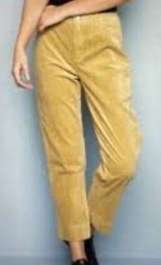 Brandy Melville John Galt Tan Corduroy Pants Size Small