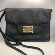 Rampage Black and Gold Shoulder Purse