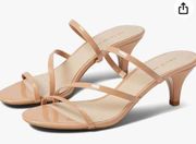 Pelle Moda Elecia Nude Women’s Strappy Slide On Kitten Heel Size 9