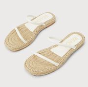 Matisse White Slide Sandals