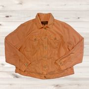 Tencel Peach Trucker Jacket