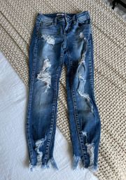 Distressed Skinny Jeans