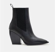 Allsaints Ria leather Wedge Chelsea Boot in Black size 6