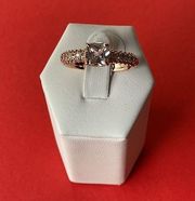 Bomb Party RBP4495 “Love In The Light” Cubic Zirconia on RoseGold Sz 11 Ring NWT