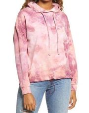 BP. Tie Dye Fleece Hoodie In Pink- Purple Tie Dye