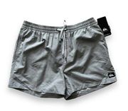 New Quiksilver Everyday Volley Exercise Running Shorts Women's Large Gray