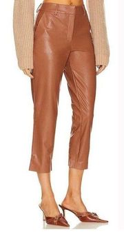 Revolve Commando Faux Leather Stretch High Rise Crop Pants