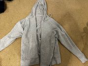 grey zip up