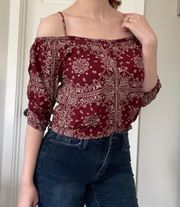 Off The Shoulder Top