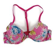 Gilly Hicks Sydney Floral Racerback Bra 34B