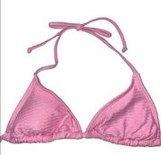 NWT Stoney Clover x Target Pink Waffle String Bikini Top