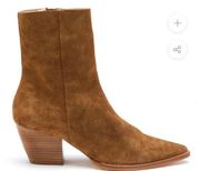 Matisse Cary Suede Boot in Fawn Brown sold at Anthropologie and Free People