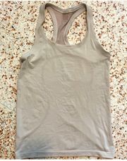 Lululemon swiftly tank peach pink Racerback