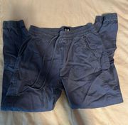 blue  jogger pants