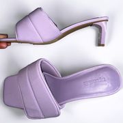 Cava Slide Puffy Sandal Purple Heels Size 8