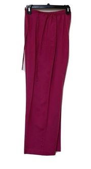 Amanda Smith Sz Med Pure Silk Pink Womens Pants