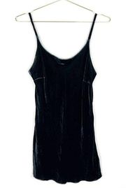 CP Shades X Mill Valley Mercantile Black Crushed Velvet Longline Tank Camisole