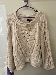 Tan Knit Sweater