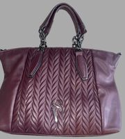 🙀👩‍🦳😻Graham pu leather bag Burgundy Wine  Vera Wang