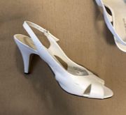 White Heeled Sandals