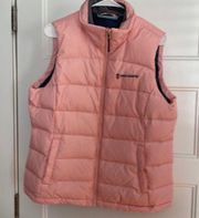 Down Vest Size Large  Like New