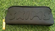 NWT SKIMS Black Neoprene Zippered Pouch