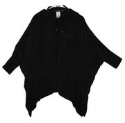 Womens Polo Ralph Lauren Black Silk Pullover Blouse Button Down Shirt Sz XS NWOT