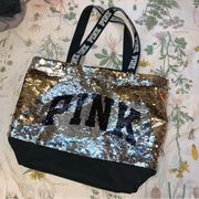 Pink Victoria’s Secret tote bag