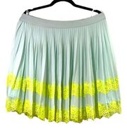 Ted baker sew in love pleated lace skirt size 4