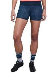 Pearl Izumi Womans XL 4 Inch Studio Shorts Cycling Running Navy Phylite Graphics