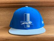 New Era Detroit Lions NFL 1960s Logo Flatbill Blue Hat