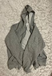 Hanes Grey Zip up Hoodie