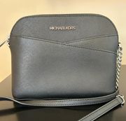 Jet Set Travel Medium Saffiano Leather Dome Crossbody Bag