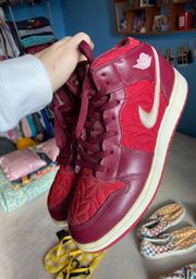 1 Mid “Red Quilted”