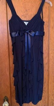 Womens Betsy and Adam navy dress.Size 6