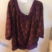 🎊🎊🎊 Beautiful XL Purple Blouse