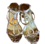 Carlos by Carlos Santana leopard print heels in size 7