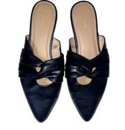 Old Navy Pointy Twist BlackJack Mules Slip Ons Shoes Size 9