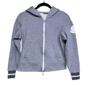 Moncler Maglia Cardigan Hoodie Sweatshirt Gray Women’s Size XS