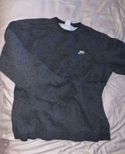 Gray Crew Neck Sweatshirt