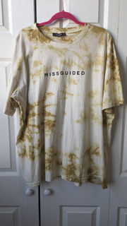 Missguided tie dye shirt 