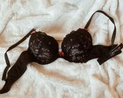 Sexy Black Lace Bra 34A