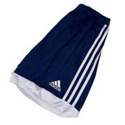 Adidas Navy Blue & White Athletic Shorts Women’s Size Small Fitness Workout!