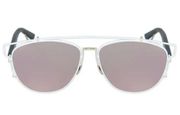 New White & Pink Dior Technologic Reflective Mirrored Sunglasses New