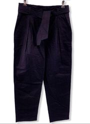 Sandro black Paz cotton blend trouser 36 / XS